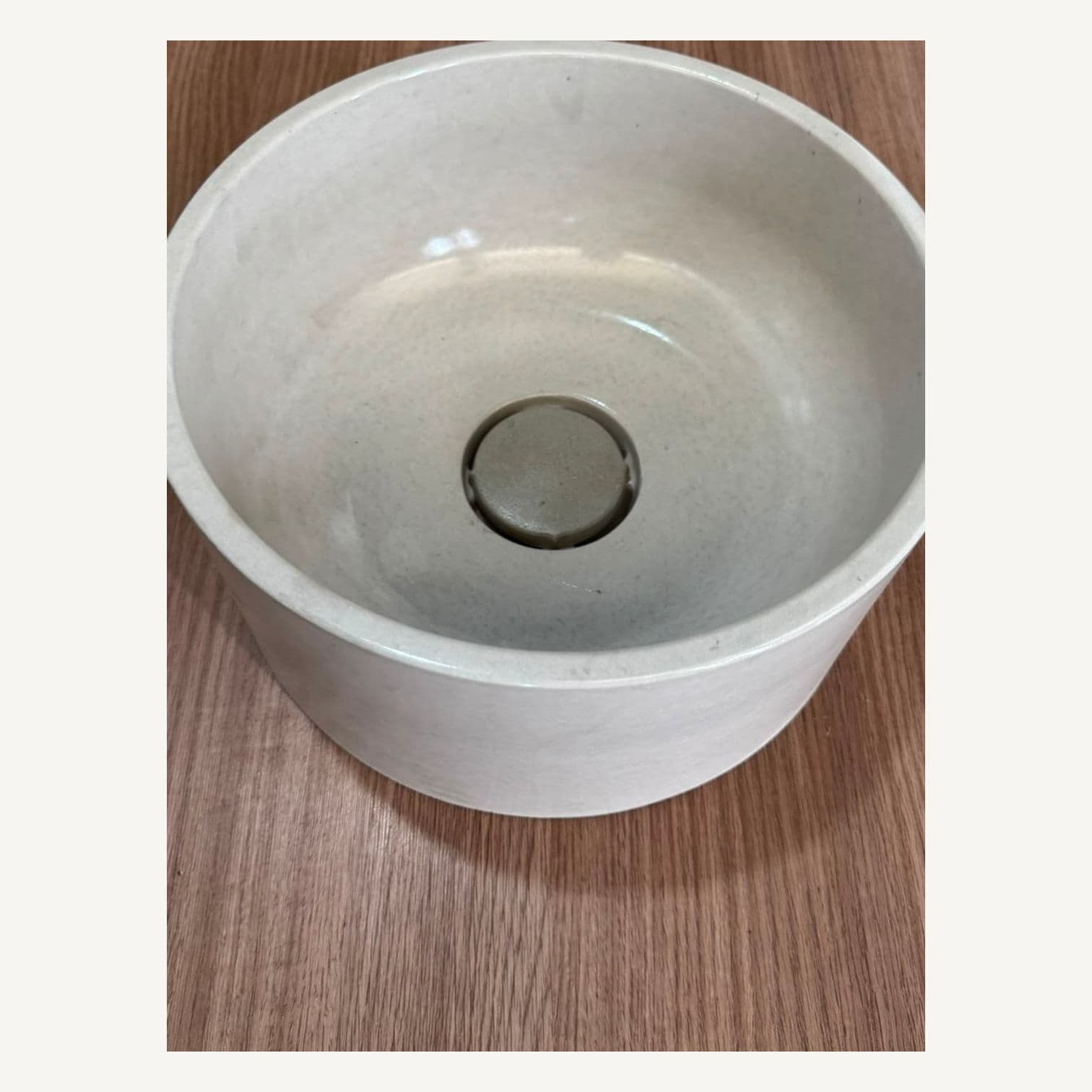 Bacha circular-tapon gris-natural